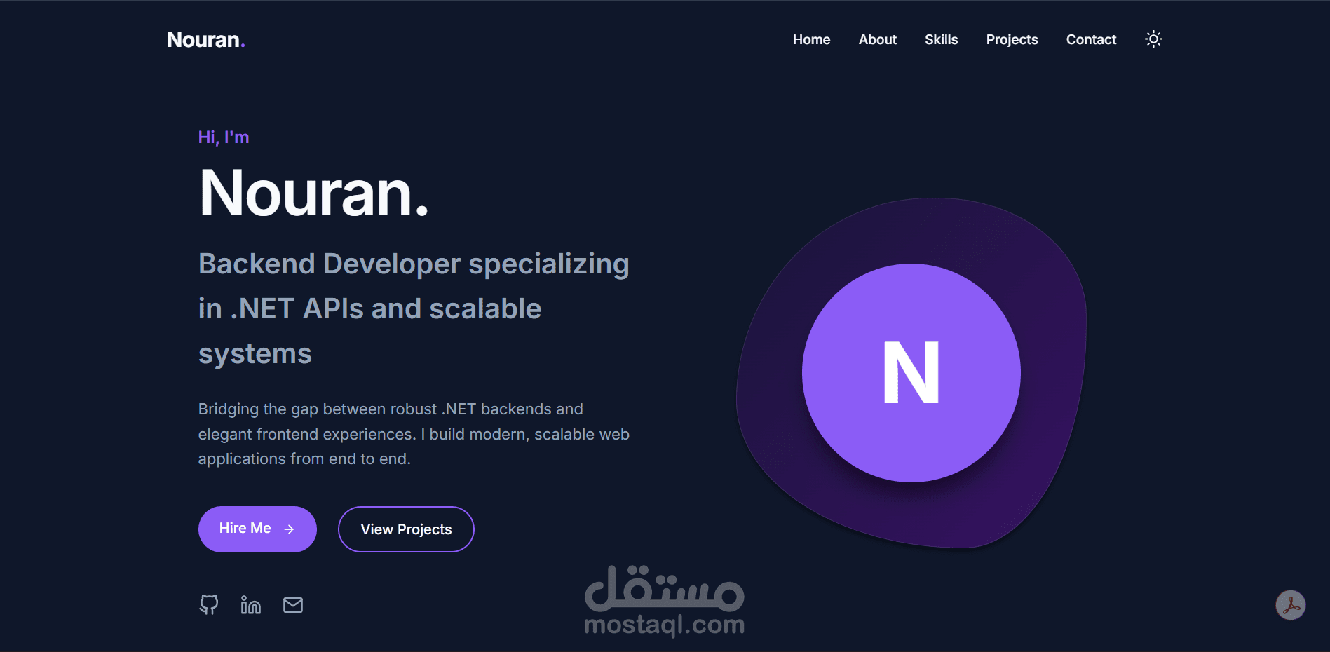 Professional Developer Portfolio