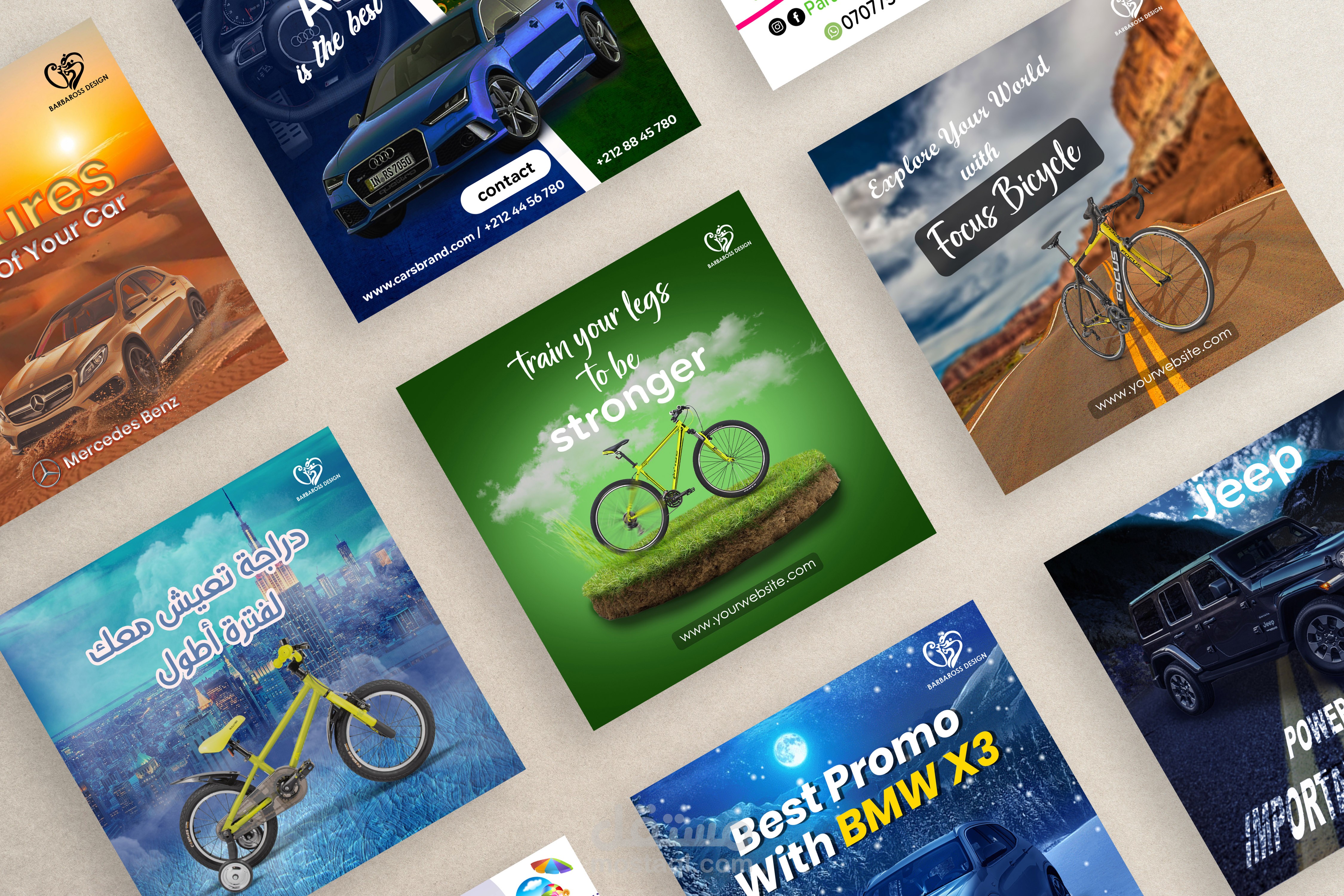 تصميمات سوشيل ميديا