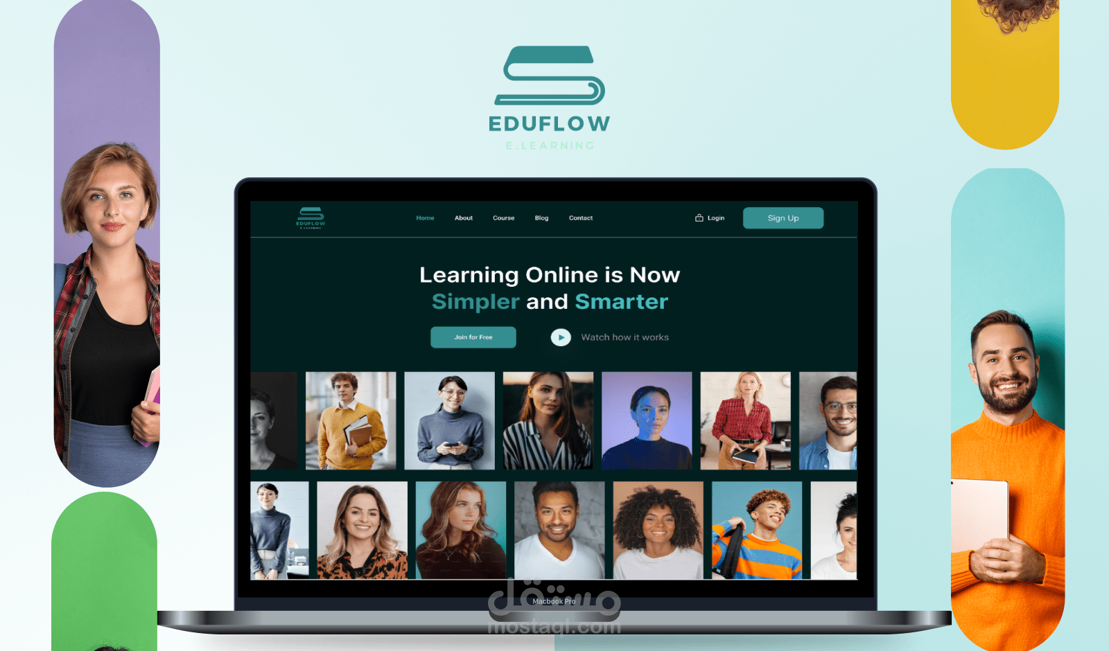 EduFlow – منصة تعليم إلكتروني متكاملة للكورسات والتدريب أونلاين باحترافية