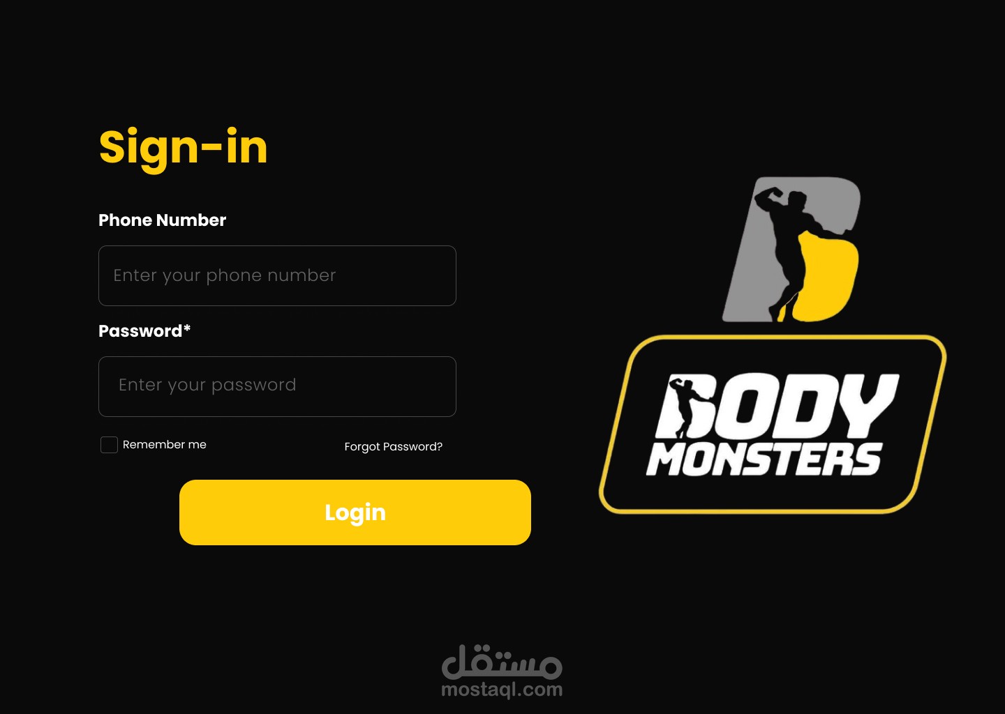 تطبيق إدارة صالات الألعاب الرياضية المتكامل مع جهاز قراءة بصمات الأصابع