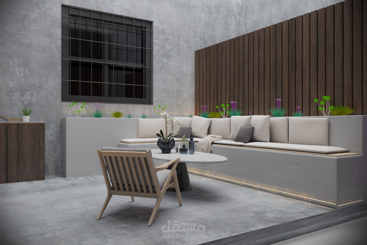 حديقة صغيرة وهادئة