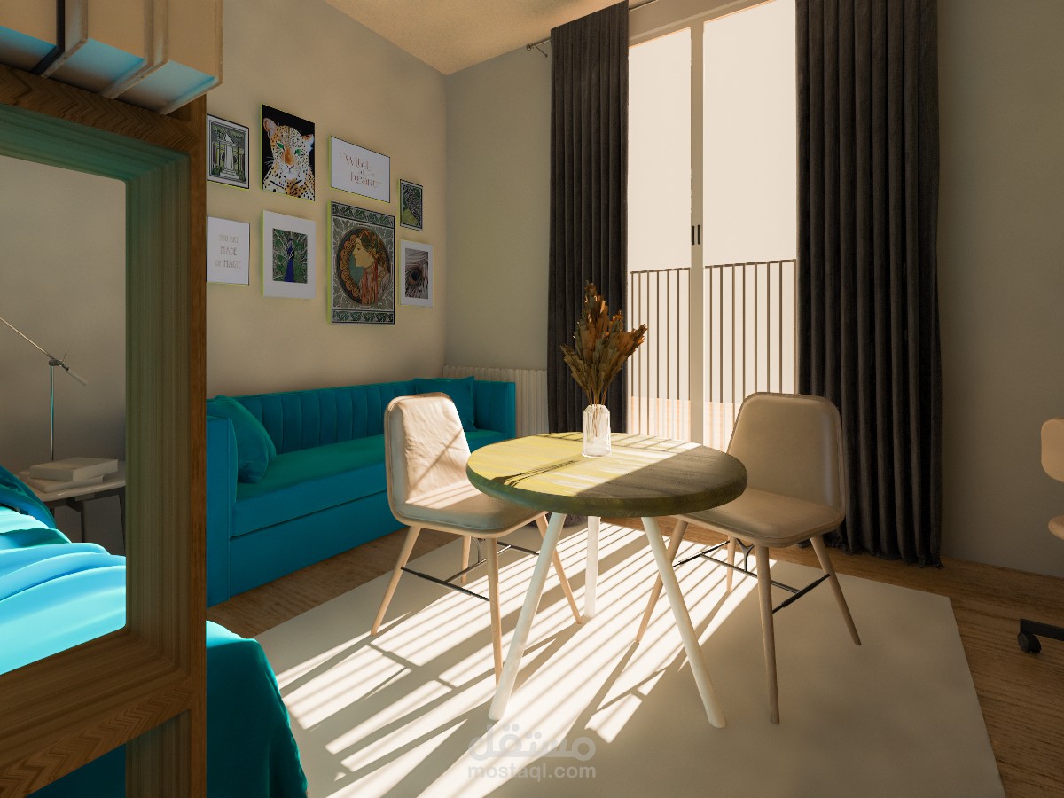 تصميم غرفة للسكن الجامعي في فنلند