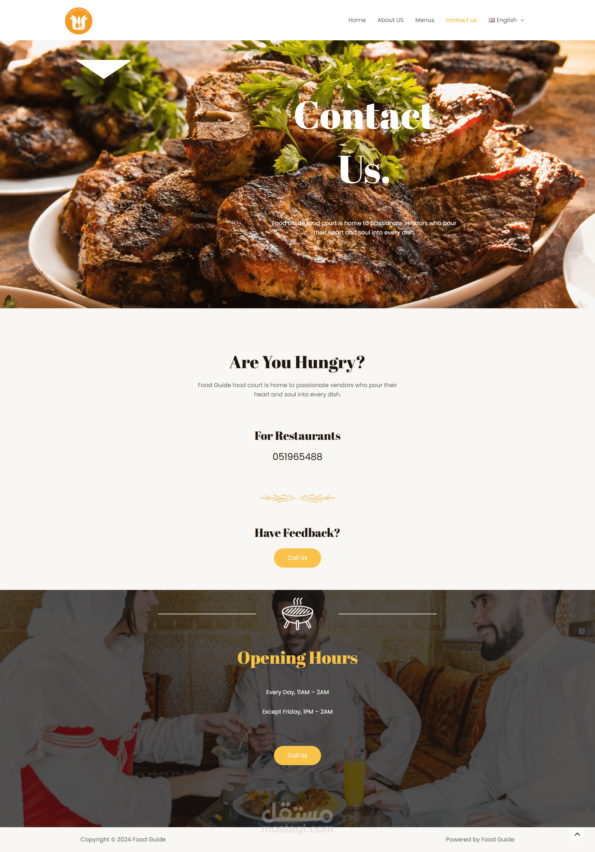 Food court for restaurants in Riyadh