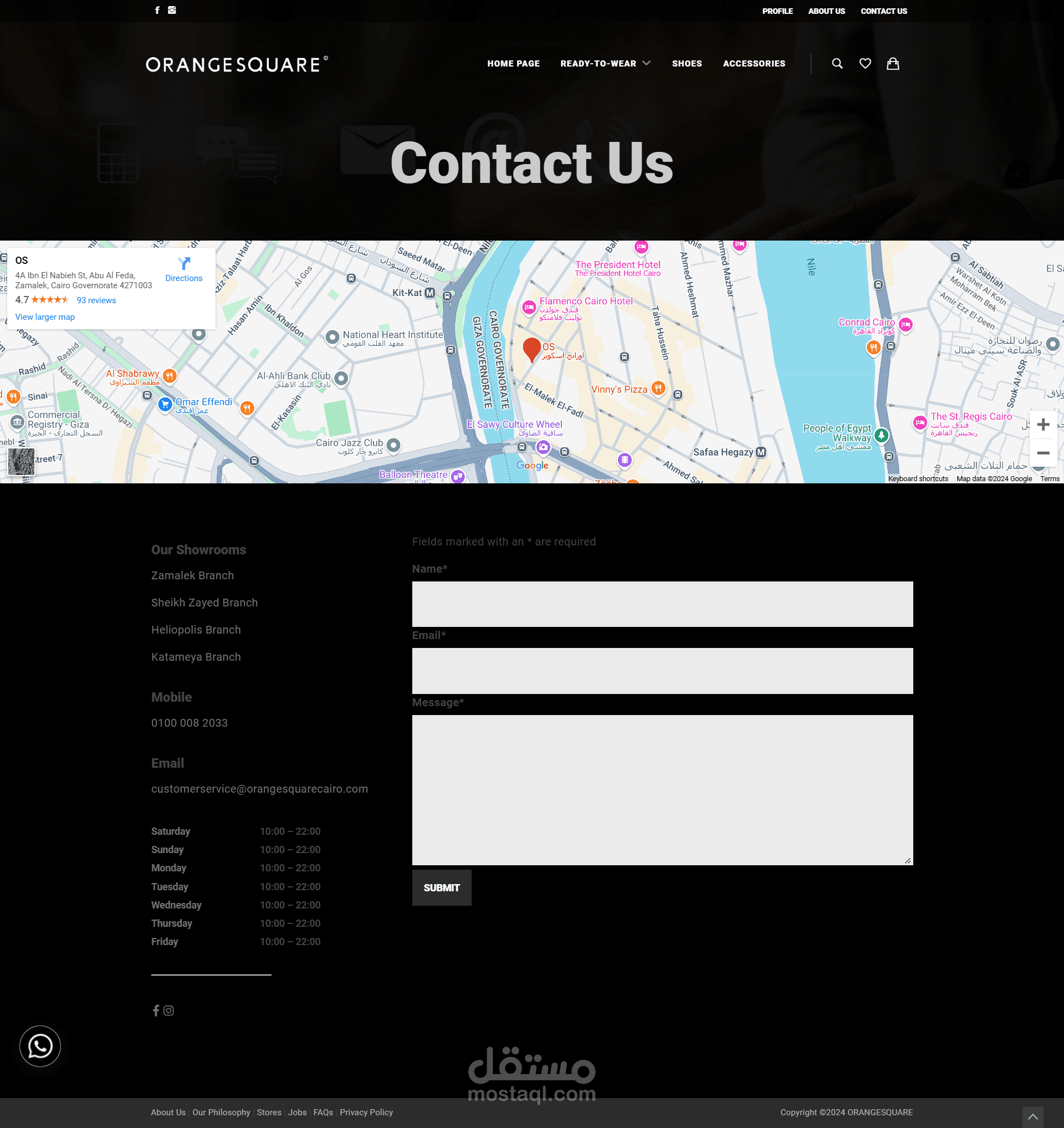 Orange Square for legendry  Suits