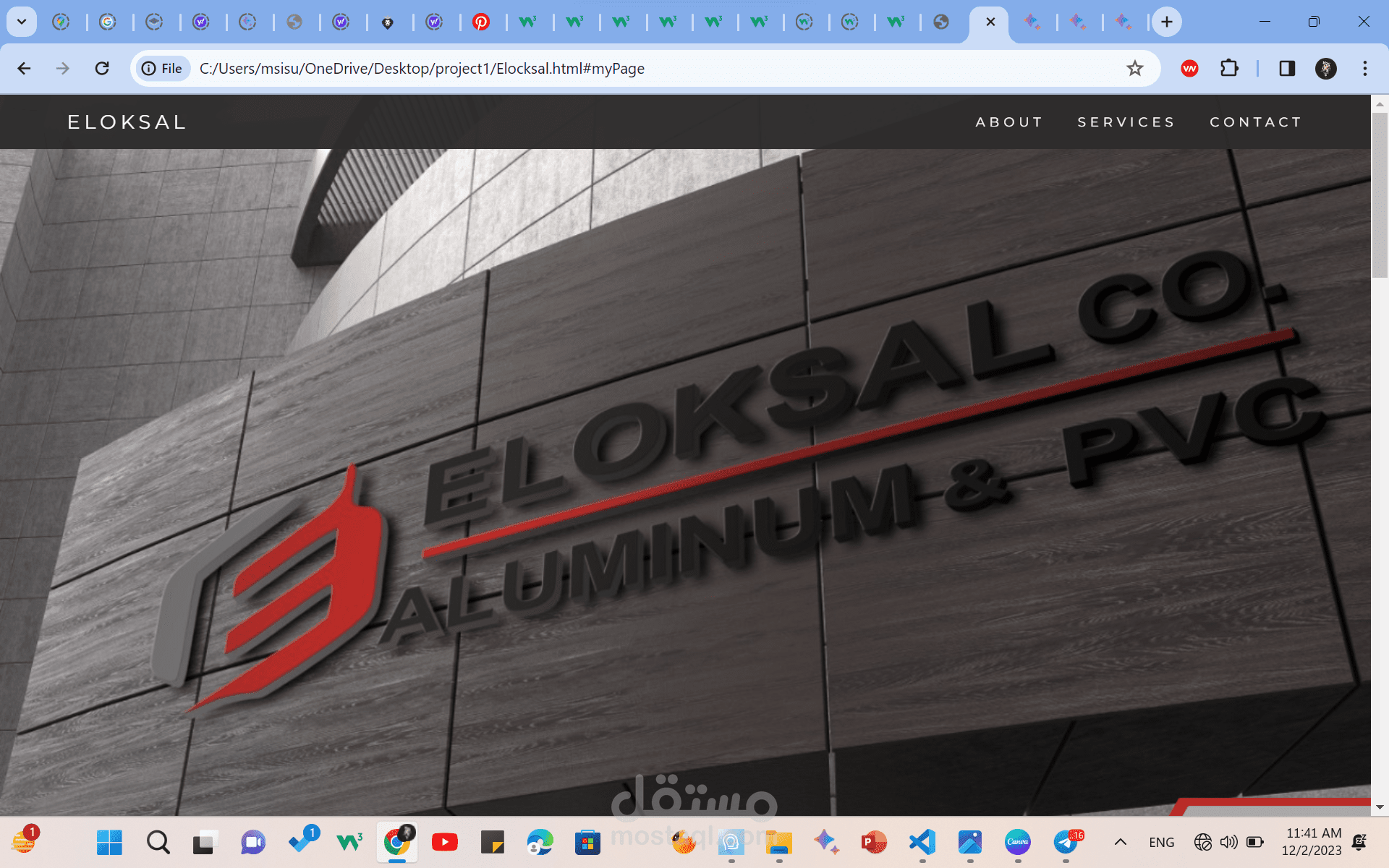 making a website for company in duhok