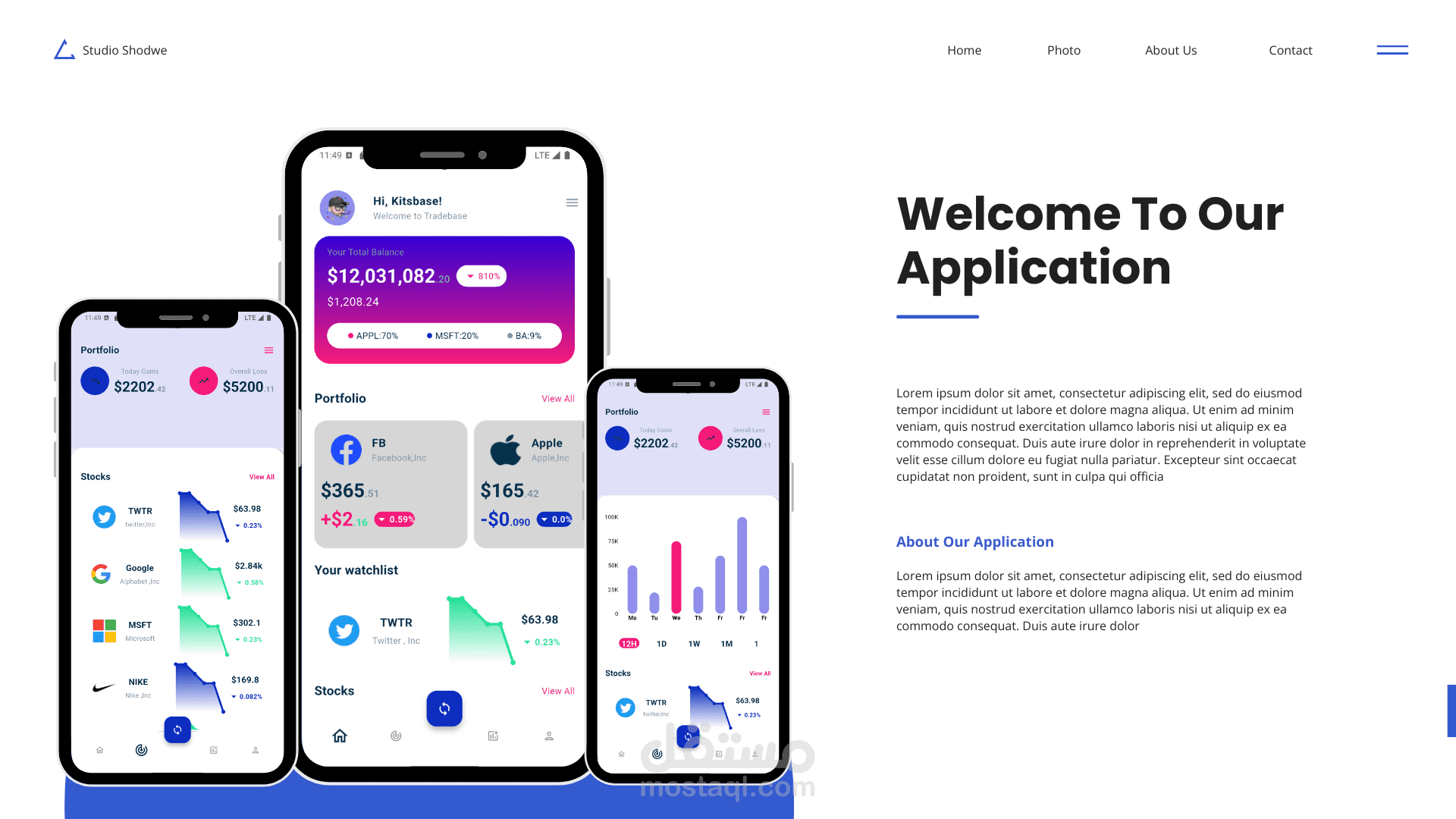 تطبيق تداول