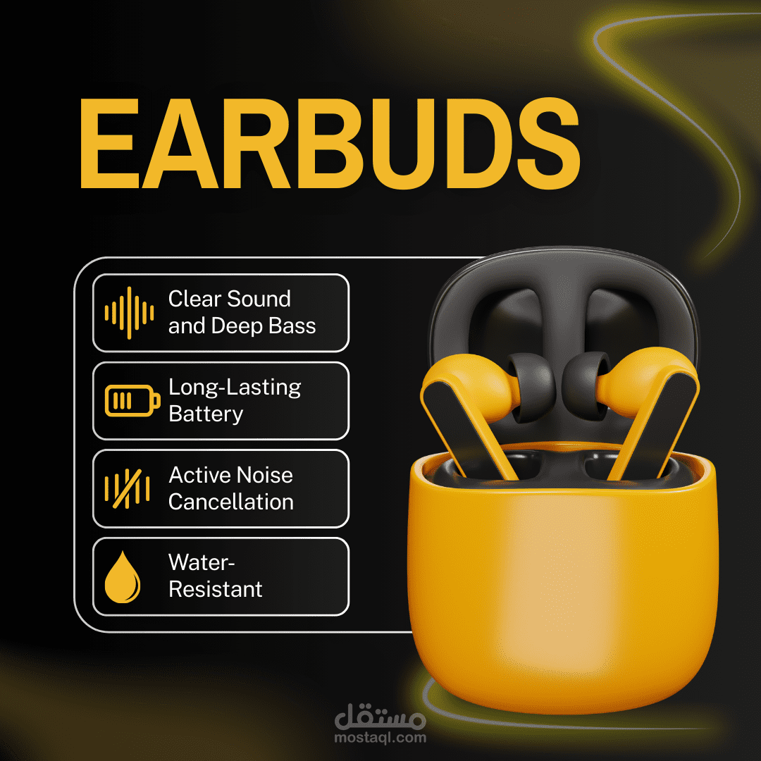 كتابة وصف منتج احترافي لسماعات لاسلكية لمتجر إلكتروني