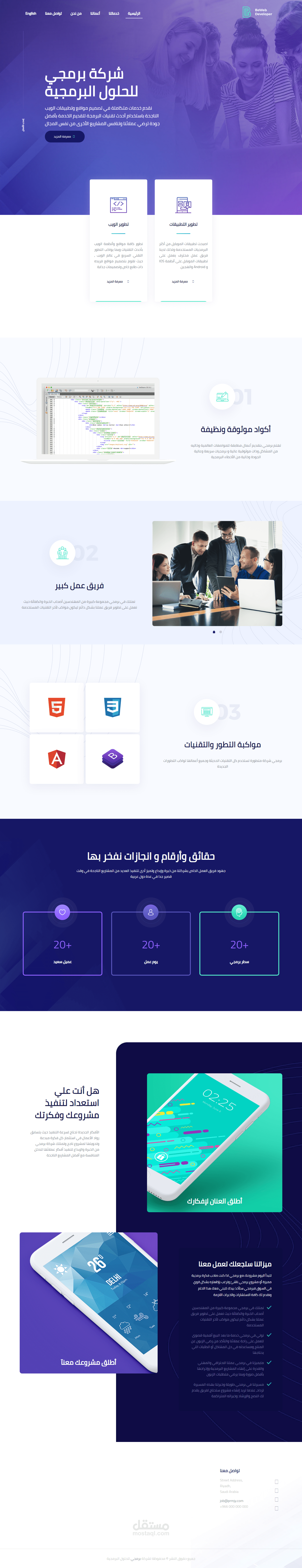 موقع CMS إدارة محتوئ لمواقع شركات او مؤسسات ( عربي - إنجليزي )