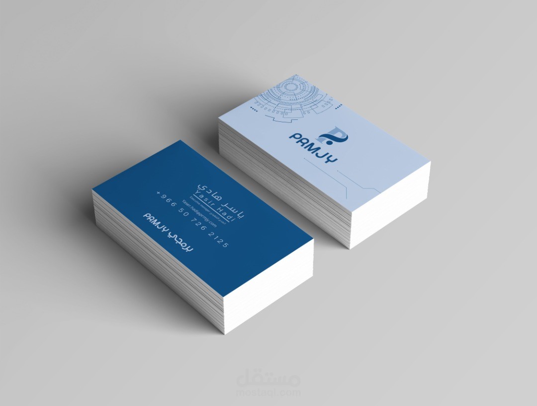 هوية بصرية لشركة برمجيات