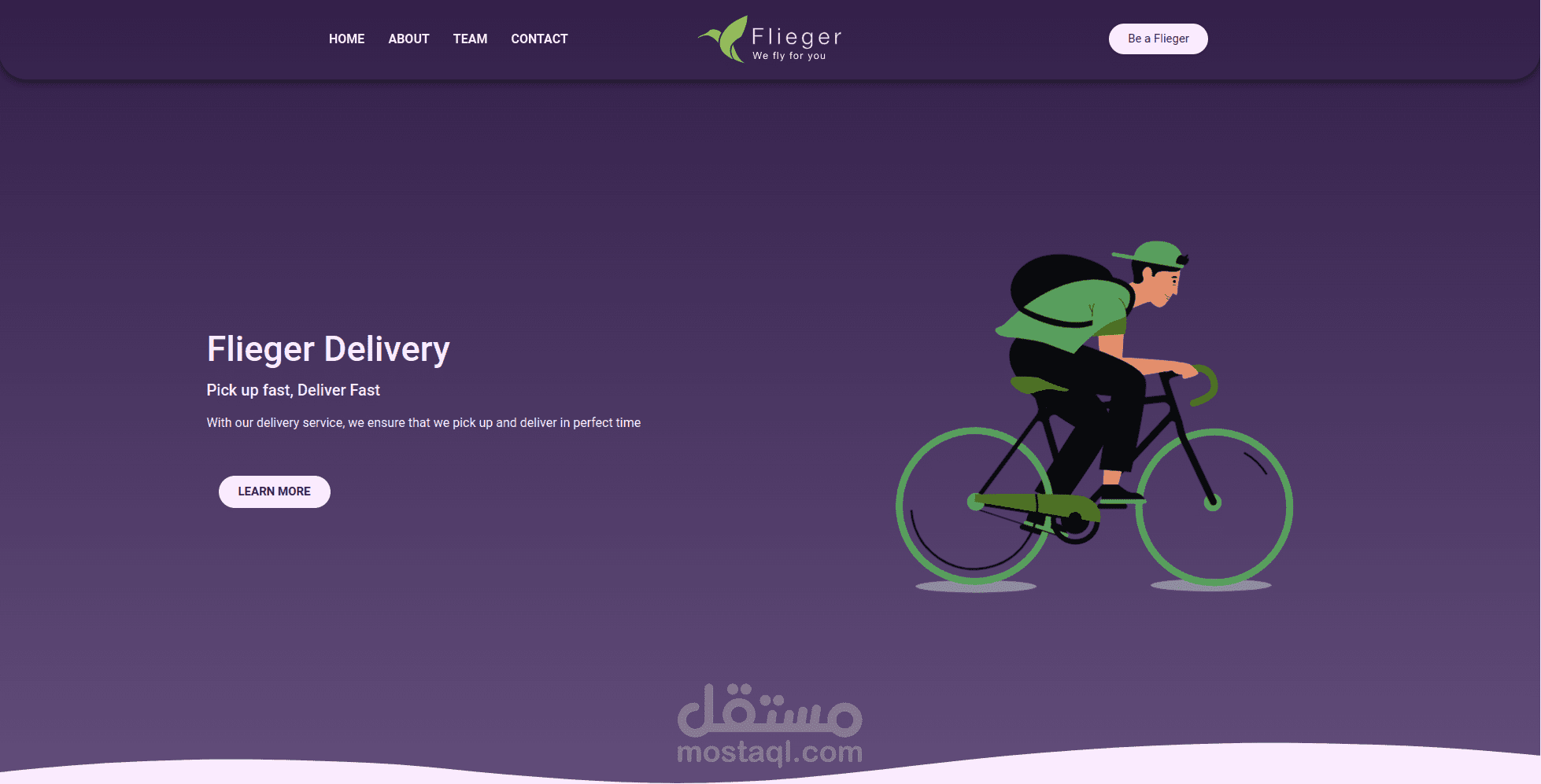 Dashboard For Courier Delivery App