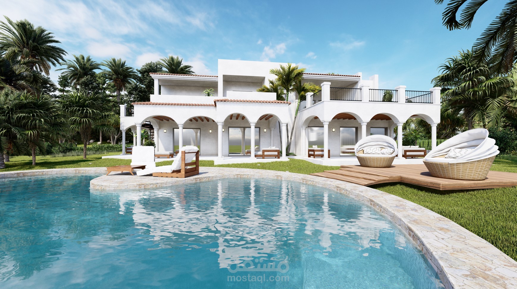 فيلا من الطرازات الاكثر رقي