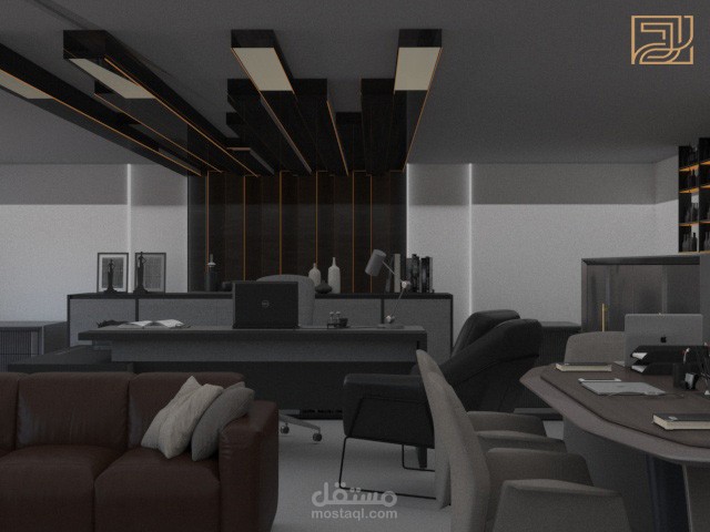تصميم داخلي لمكتب
