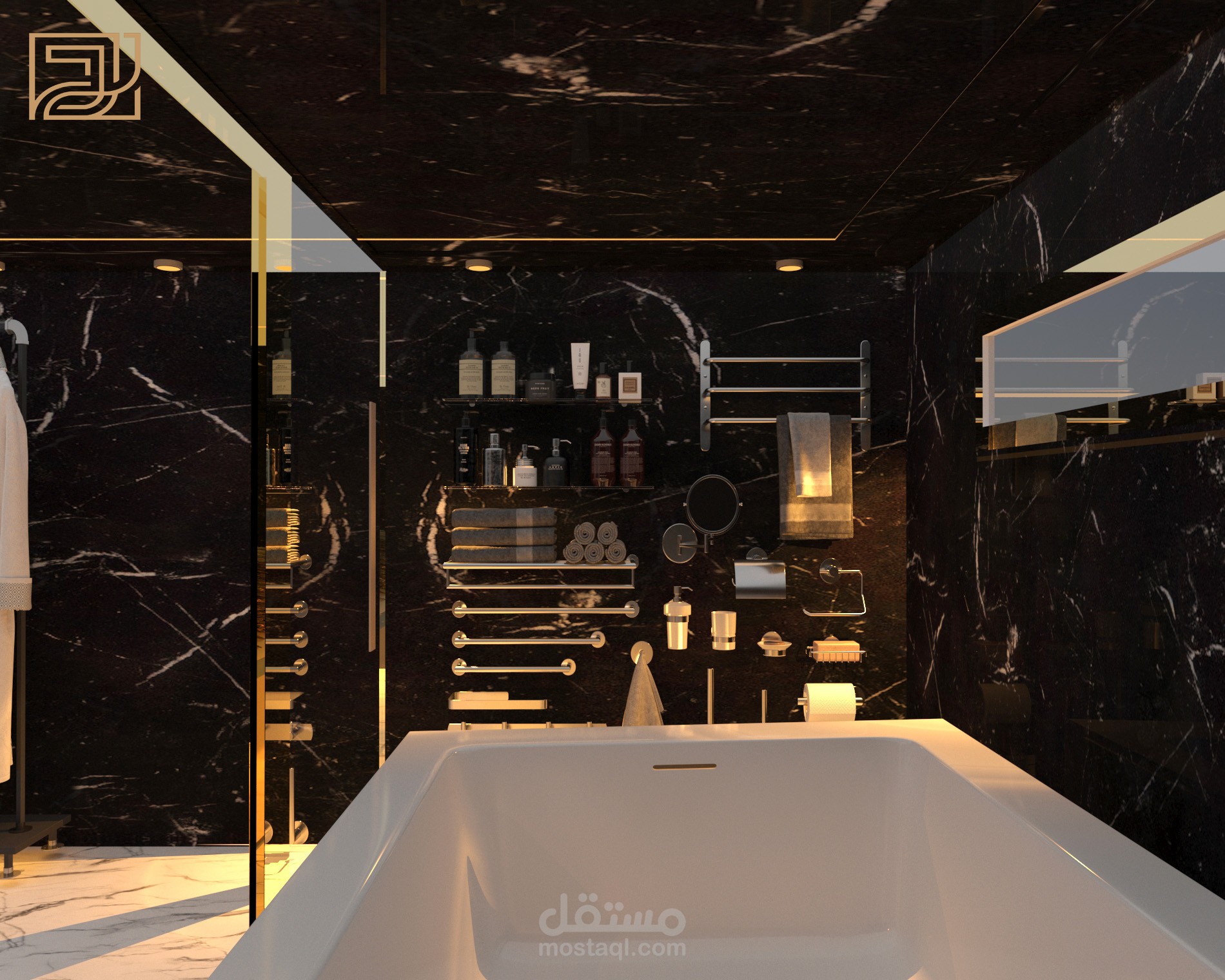 تصميم داخلي للحمام