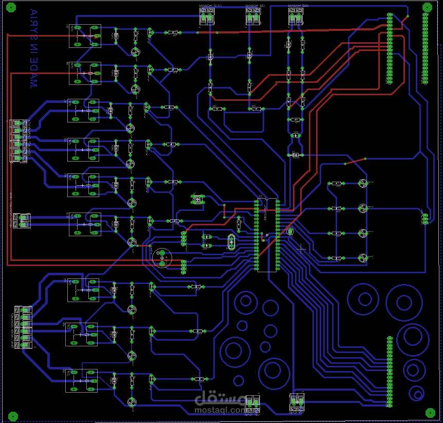 تصميم دوائر الكترونية على الحاسوب وتجهيزها للطباعة