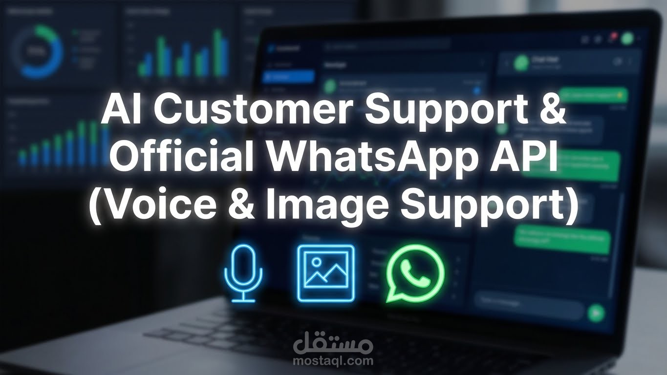 نظام شاتبوت احترافي  يدمج ذكاء الـ AI مع واتساب الرسمي و الانستغرام و فيسبوك  وتدخل البشر في اللحظة المناسبة.