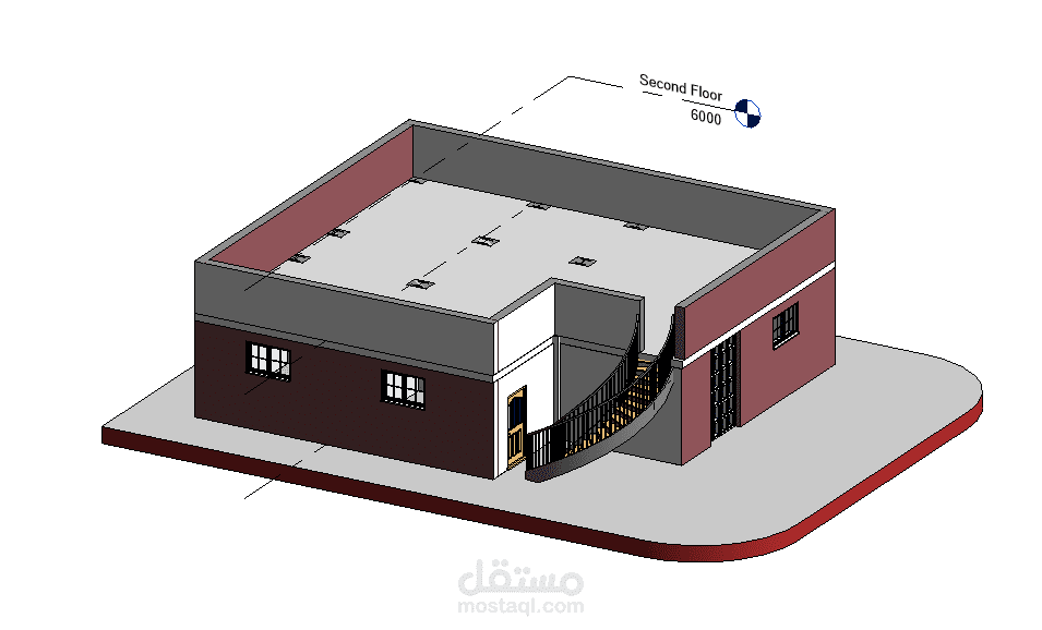 تصميم منزل عن طريق برنامج Revit