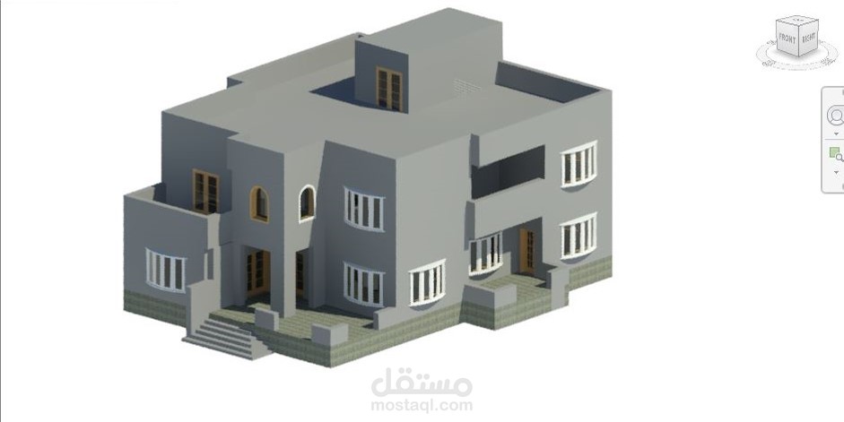 رفع ثلاثي الأبعاد لفيلا