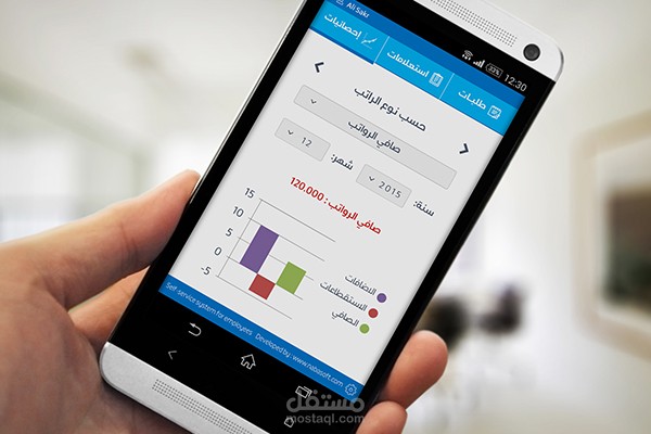 تصميم واجهات تطبيق لإدارة الموارد البشرية
