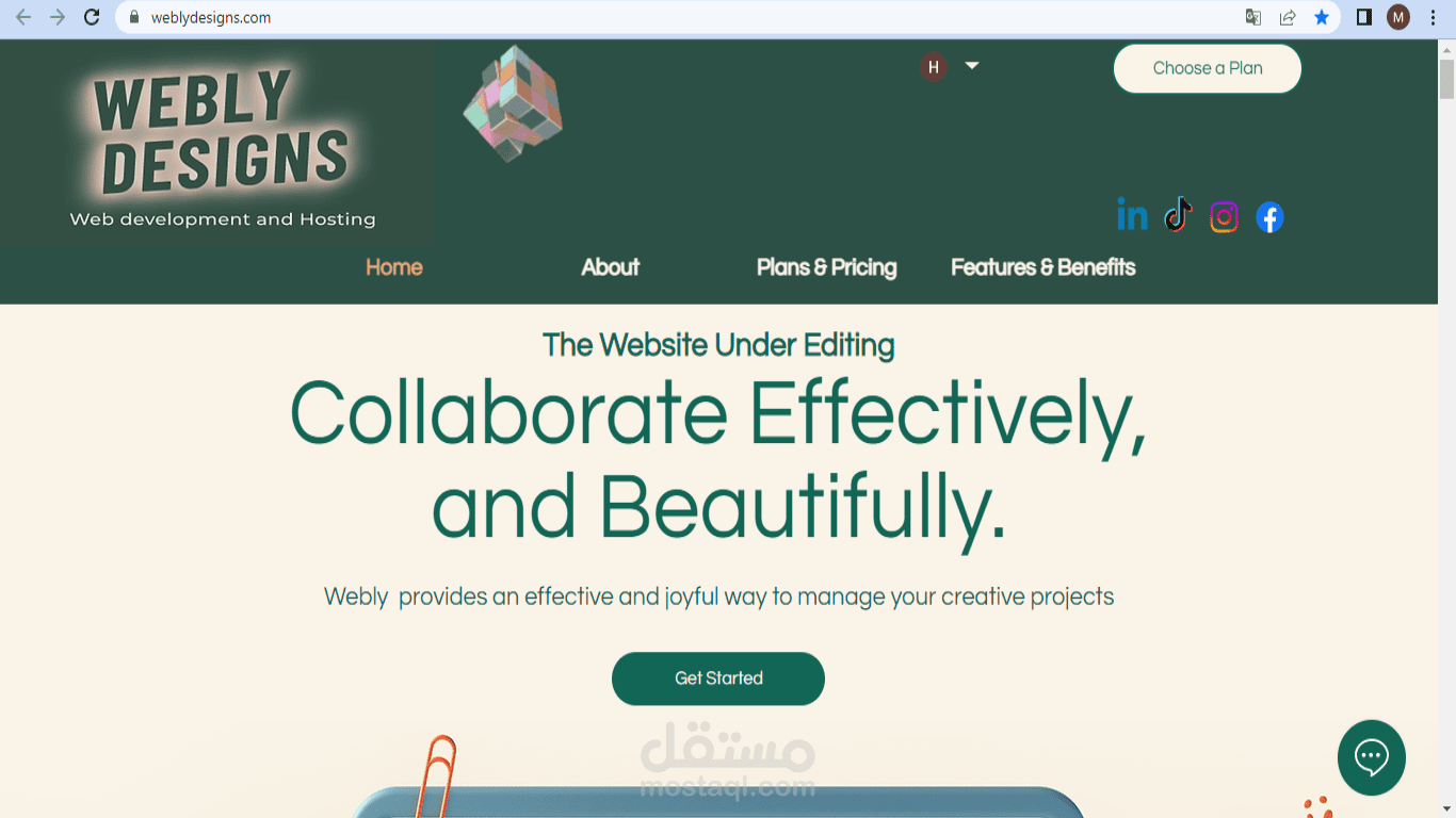 SAAS. Company Website