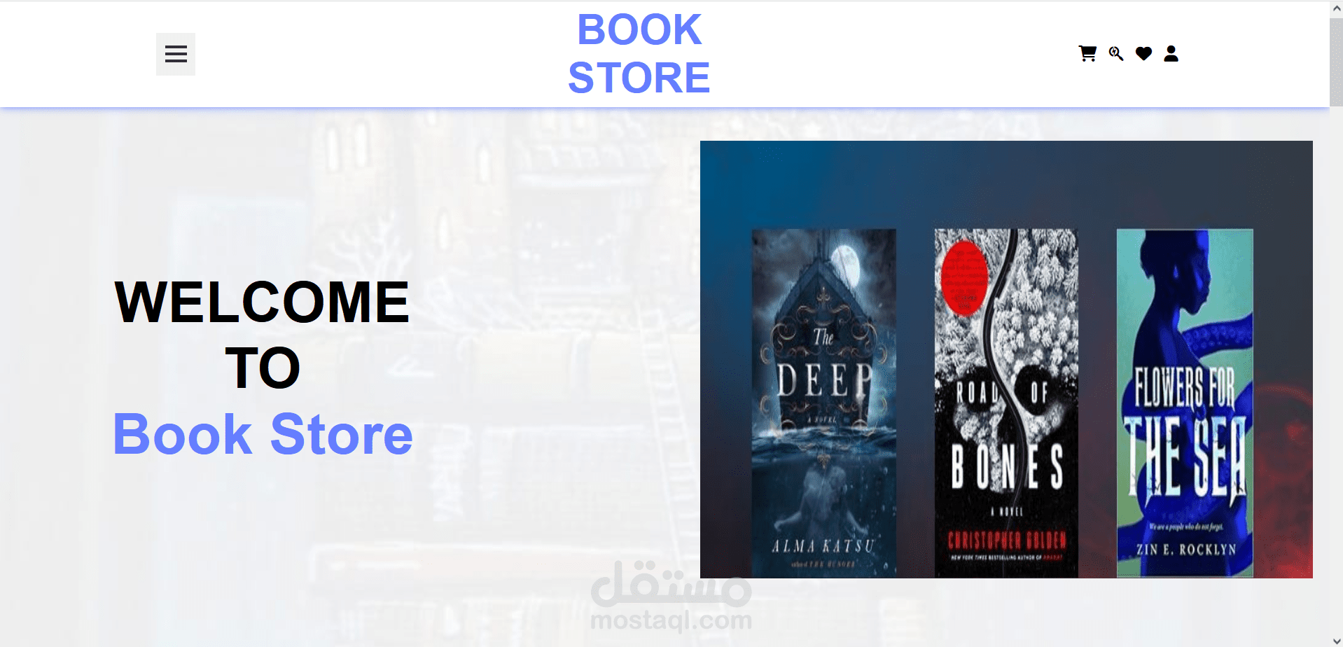 منصة متكاملة لبيع الكتب الإلكترونية (Bookstore System)