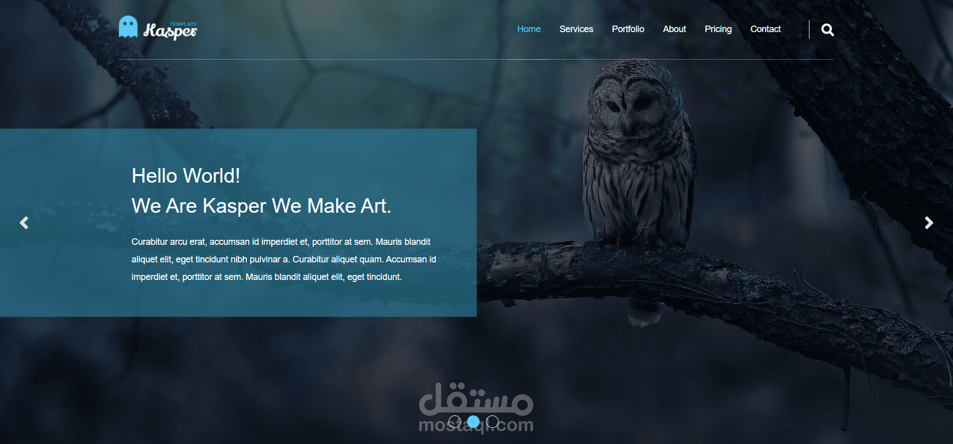 Kasper | Responsive Landing Page