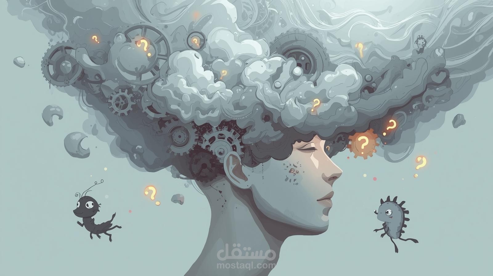 Inspirational Social Media Post Design – Overthinking Quote