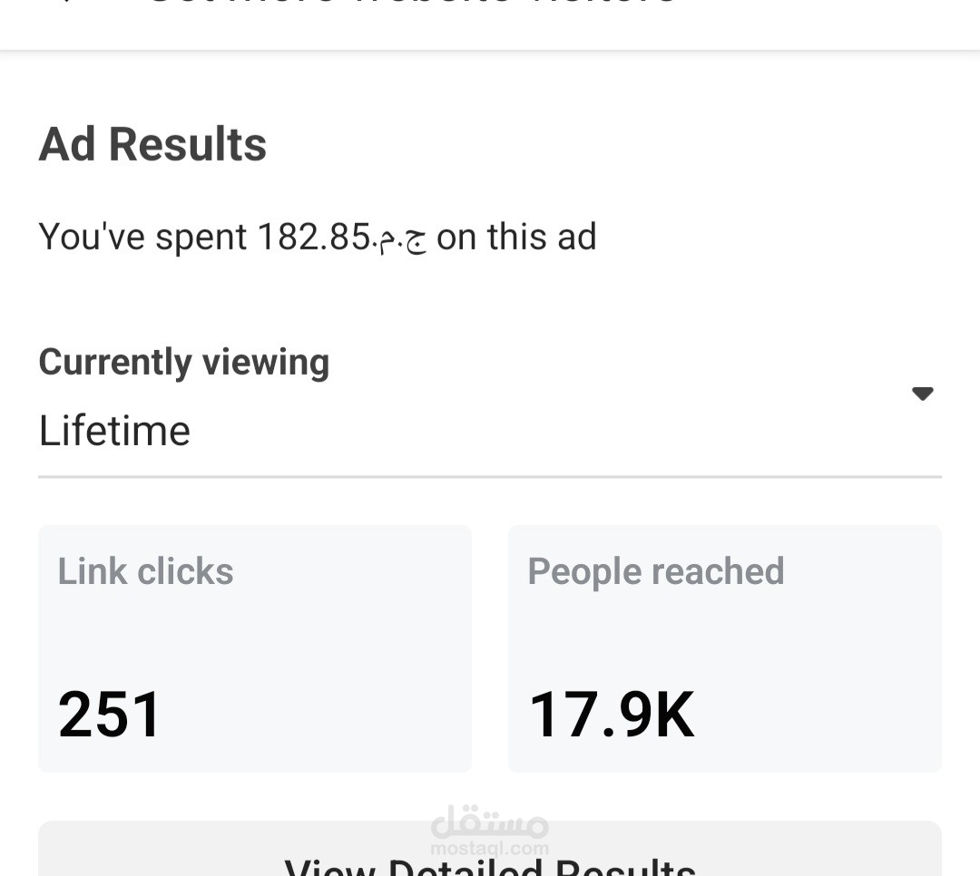 نتيجة احدى الحملات اعلانية