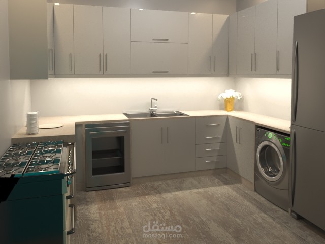 مطبخ موديرن بسيط