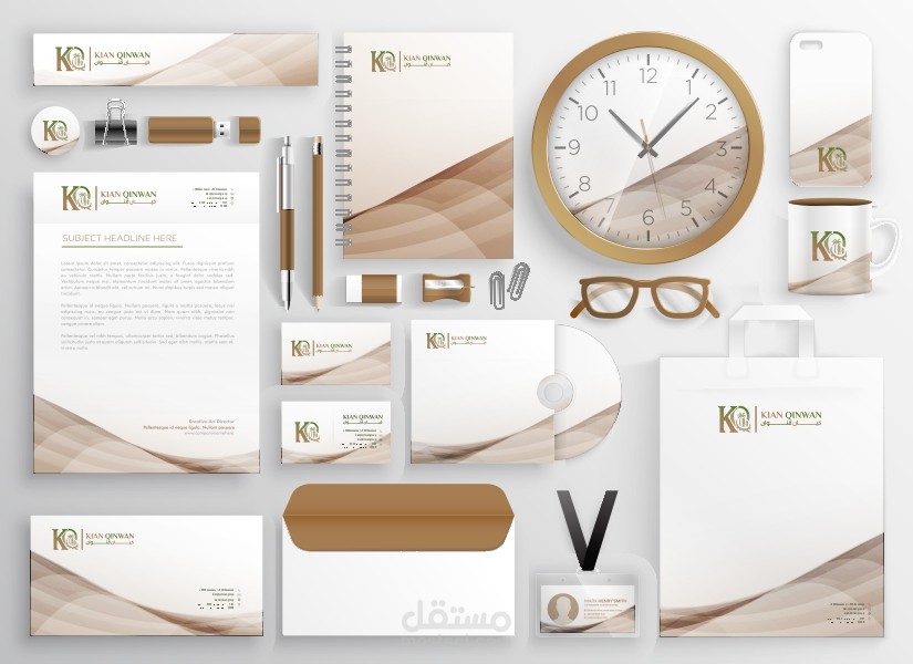 تصميم لهوية بصرية متكاملة رائعة