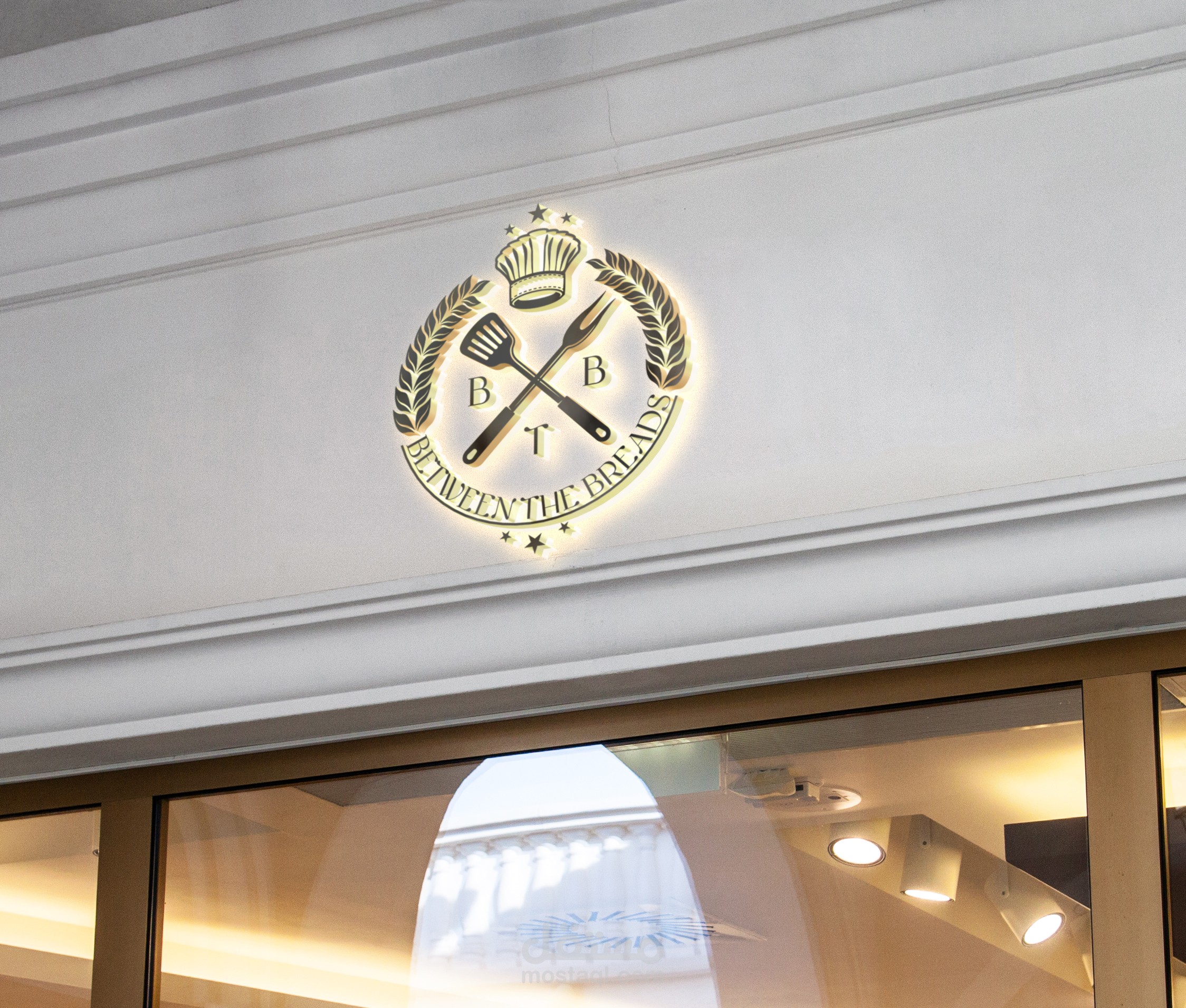 تصميم متميز جدا للوجو  مطعم