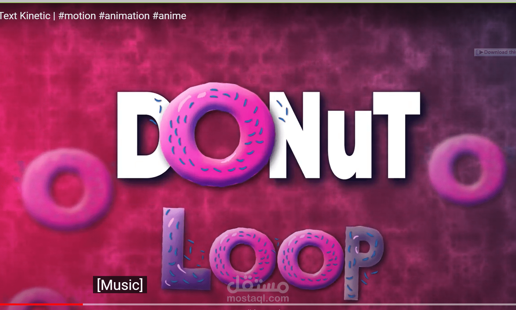Text Kinetic- نص حركي