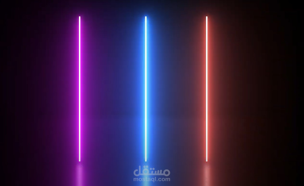 موشن جرافيك-إضاءات نيوين