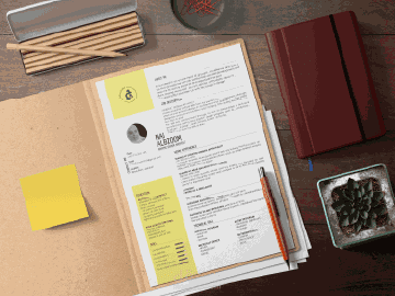 تصميم سيرة ذاتية