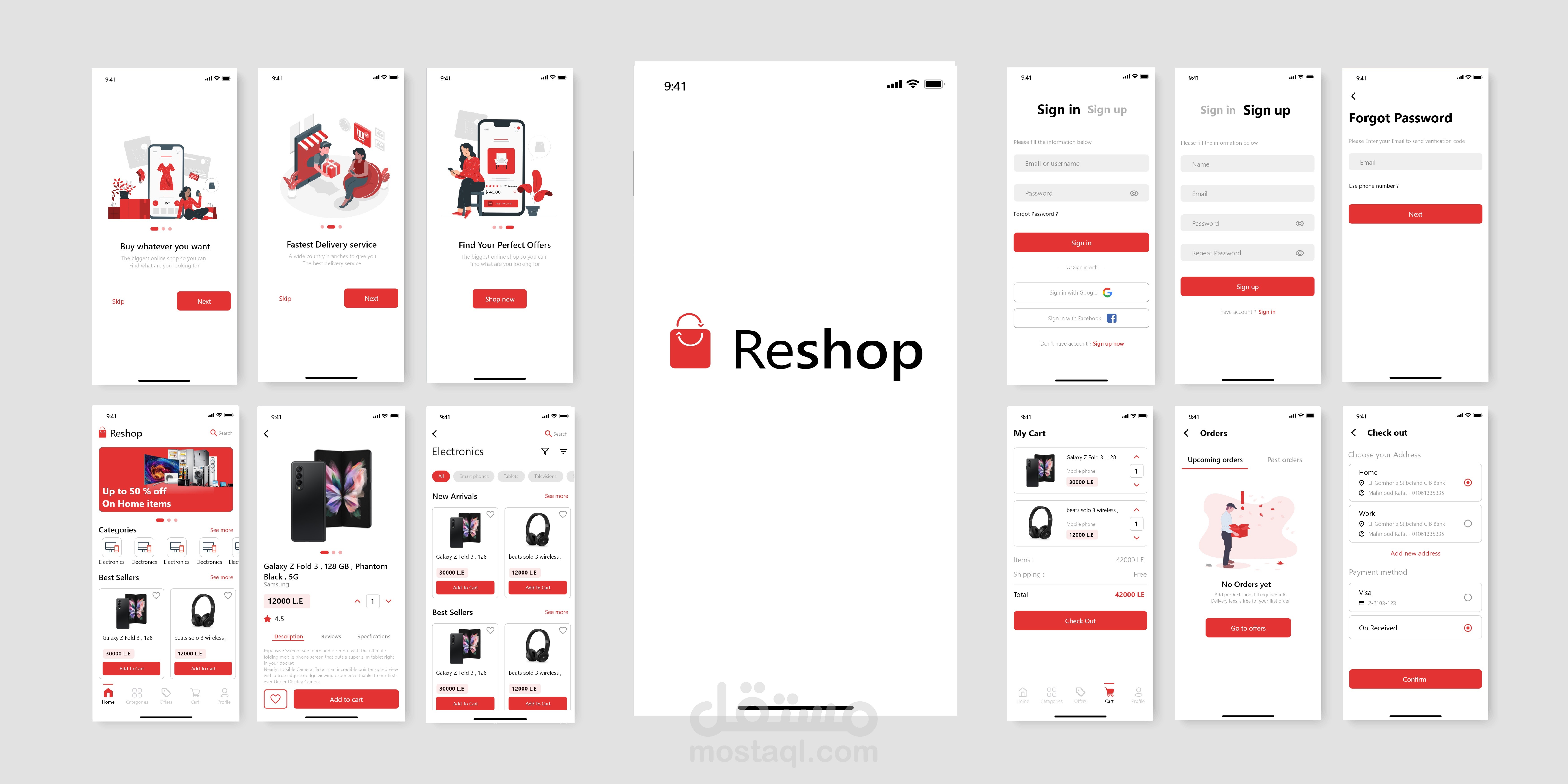 Reshop - flutter