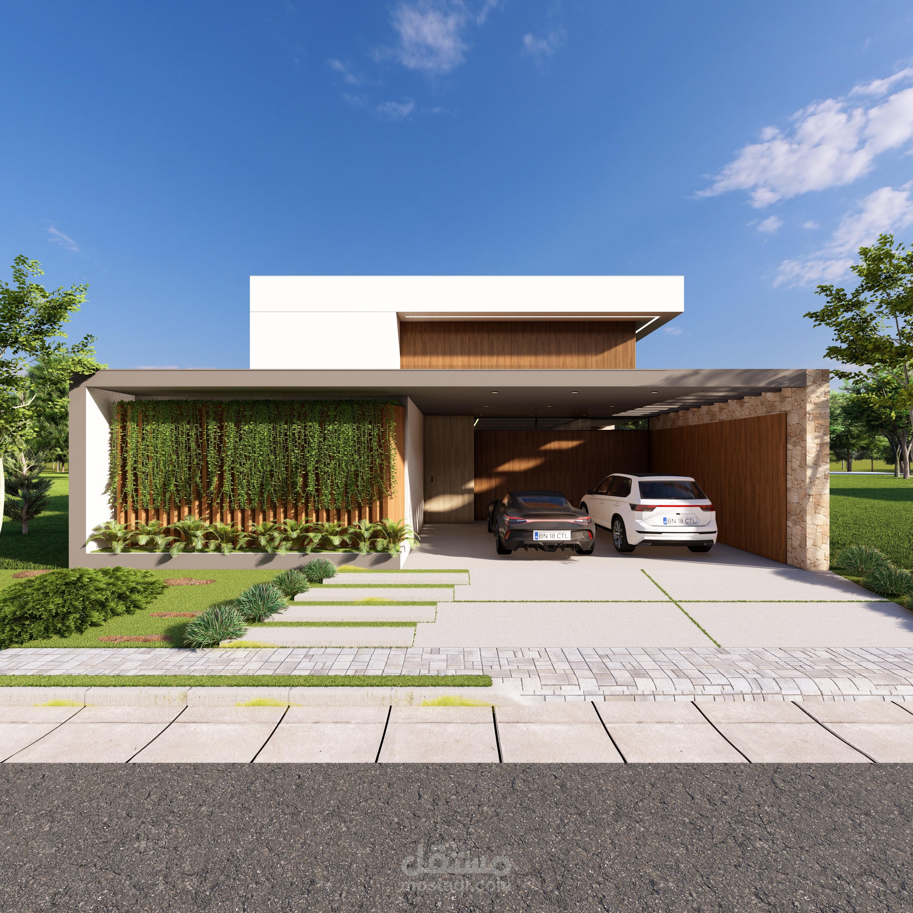 تصميم فيلا سكنية عصرية