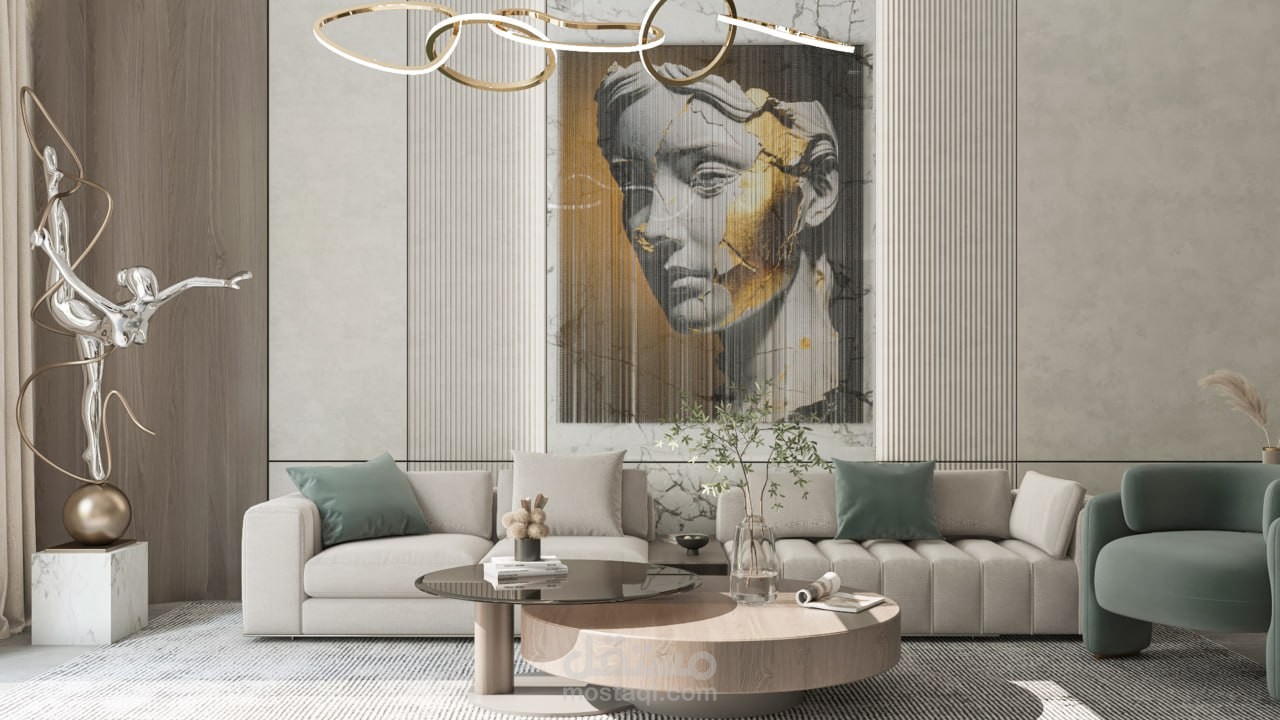 تصميم ديكور لغرفة جلوس