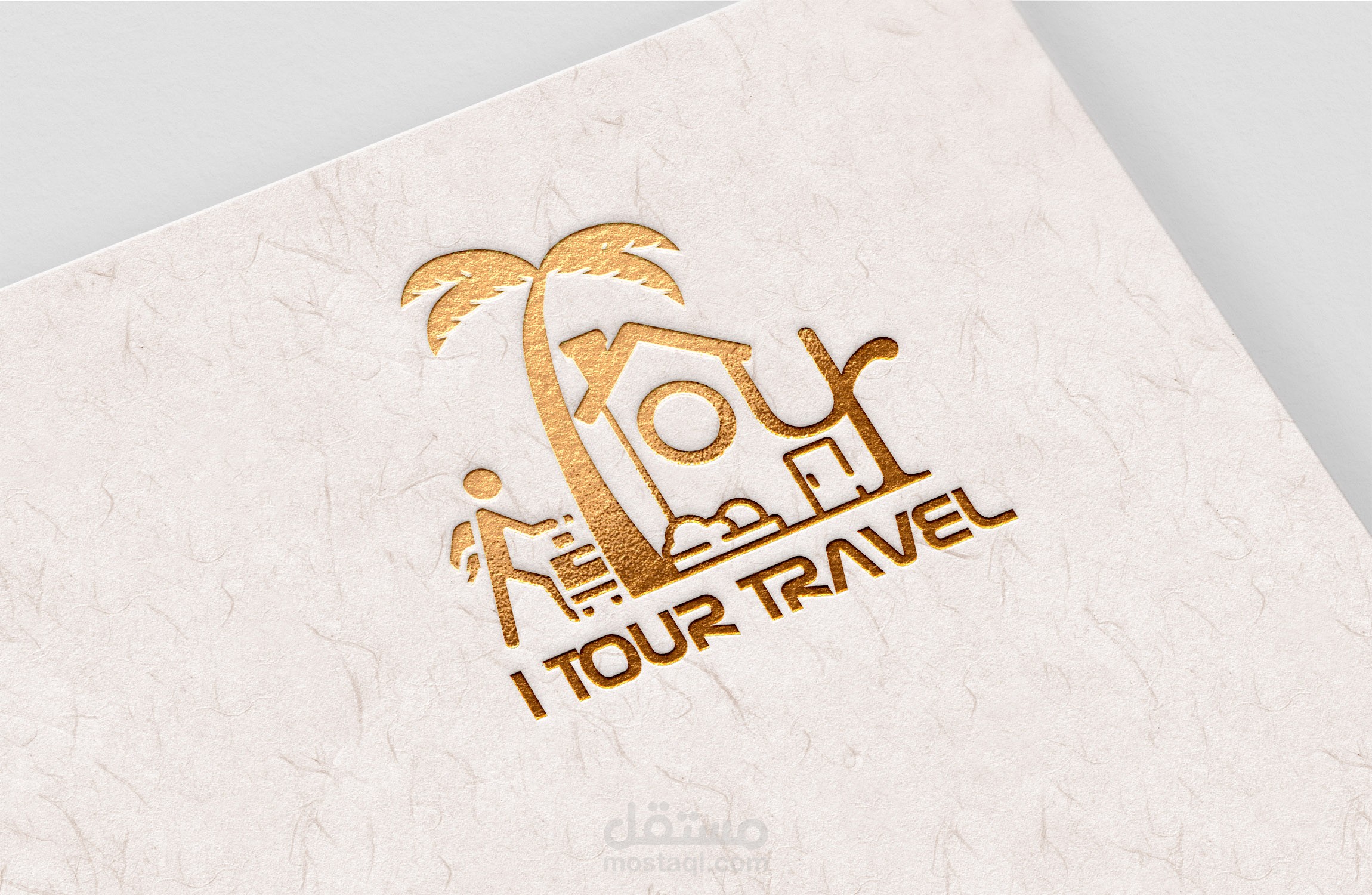 لوجو ( شعار ) لموقع سياحة و فنادق | logo I tour travel