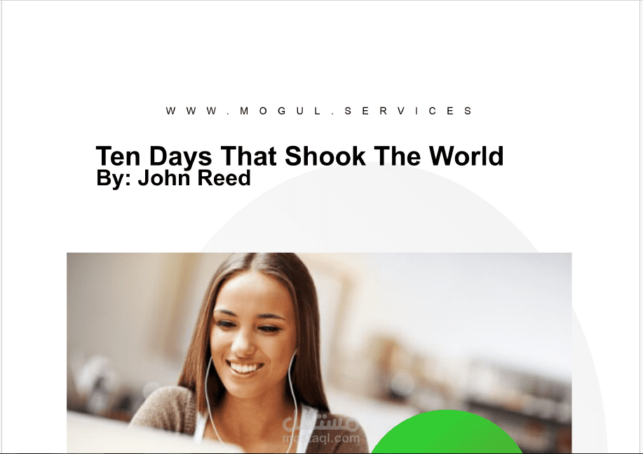إعادة كتابة كتاب Ten days That Shook the world