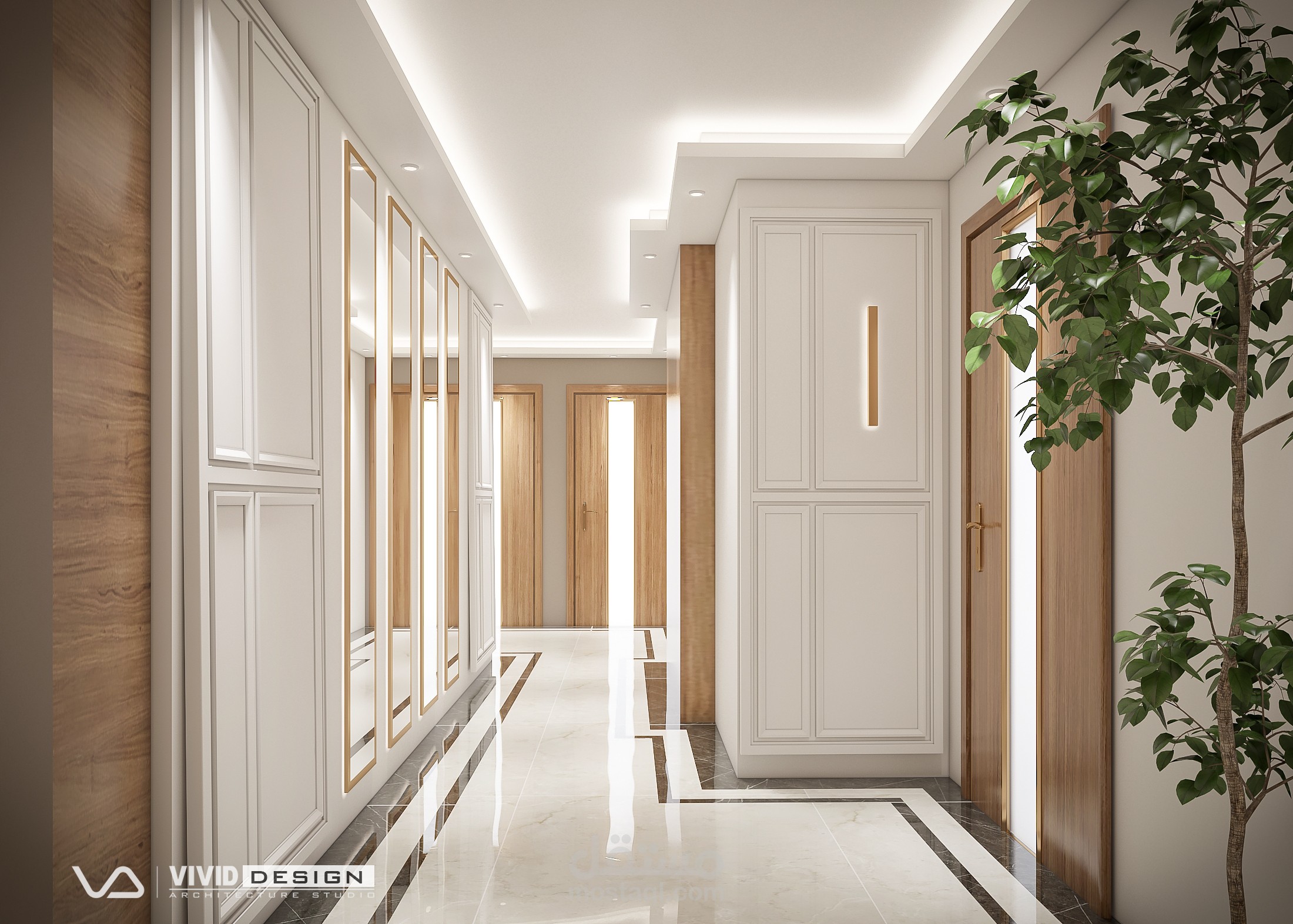 تصميم طرقة للغرف