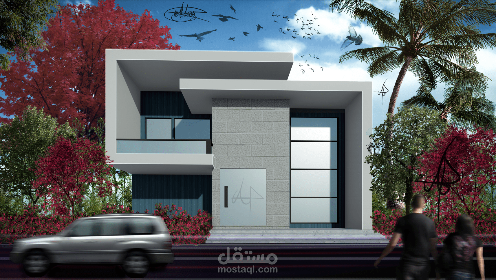 ELEVATION MODERN VILLA