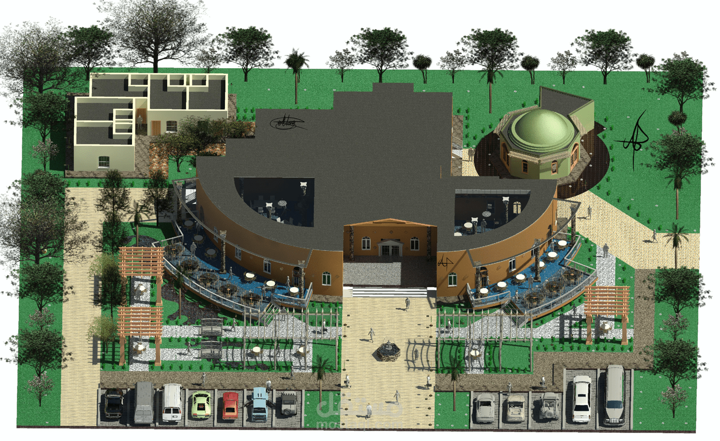 Rest on the Highway Design (Revit Design Project)