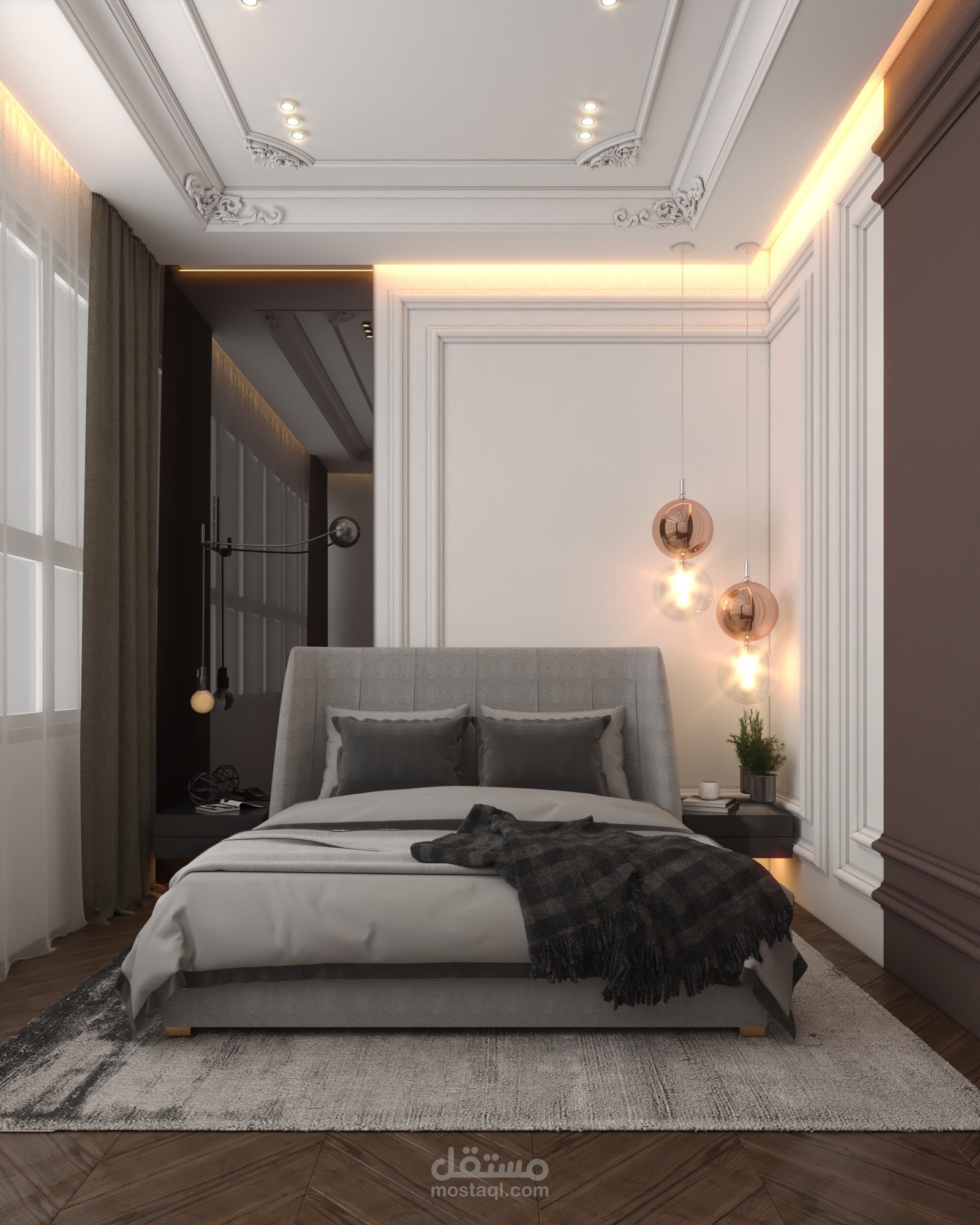 غرفة نوم نيوكلاسيك