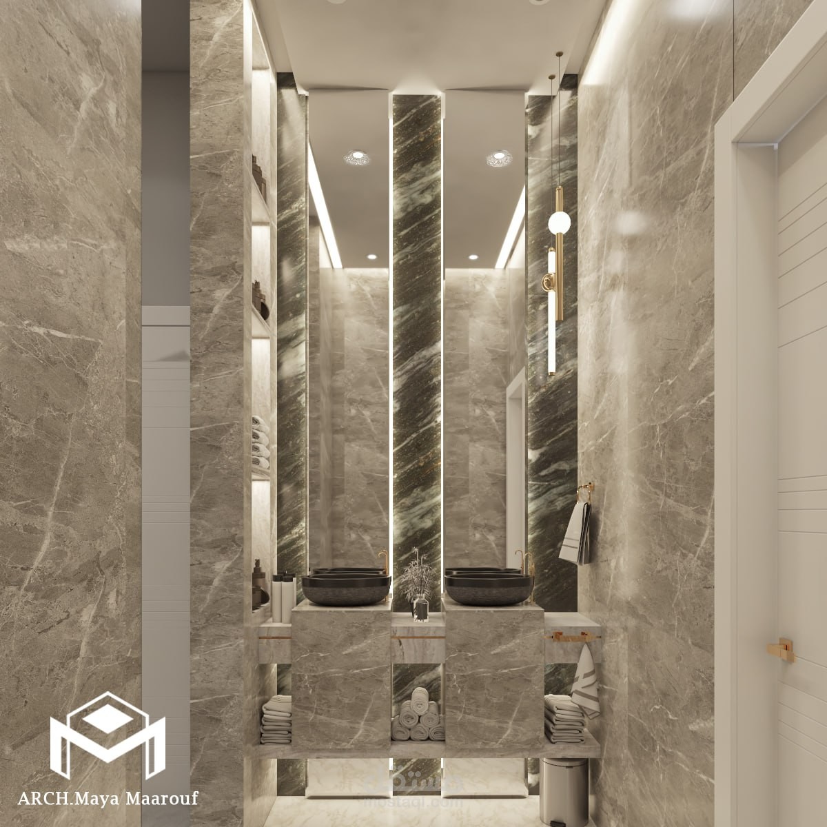 قسم المغاسل لمجلس رجال