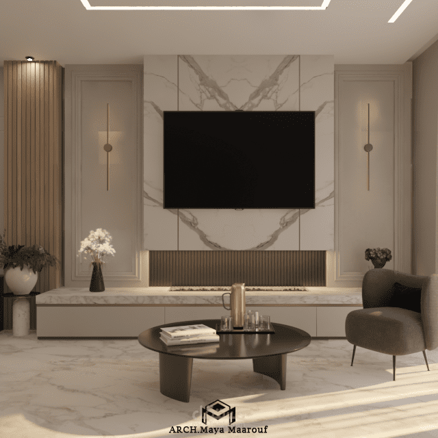 Living room Design in Syria