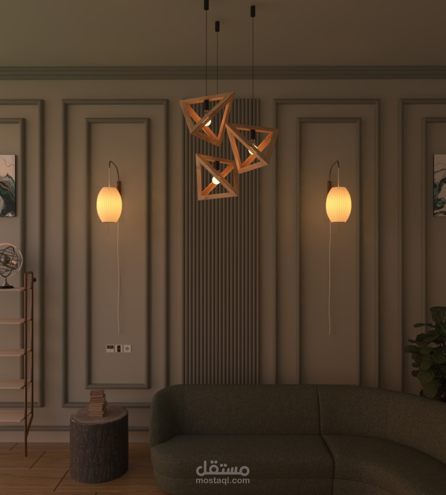 تصميم اكساء داخلي(ديكور)