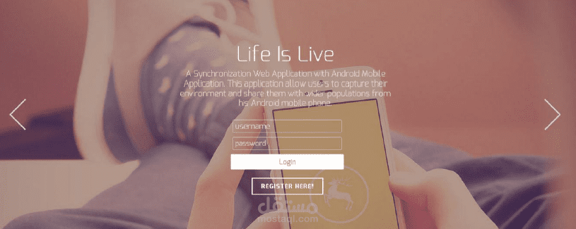 A Synchronization Web Application with Android Mobile Application