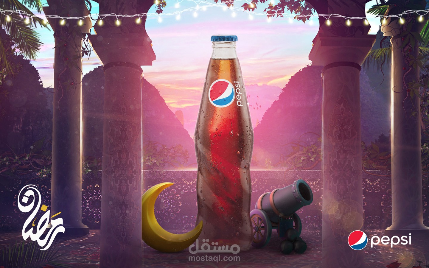 تصميم إعلان رمضاني