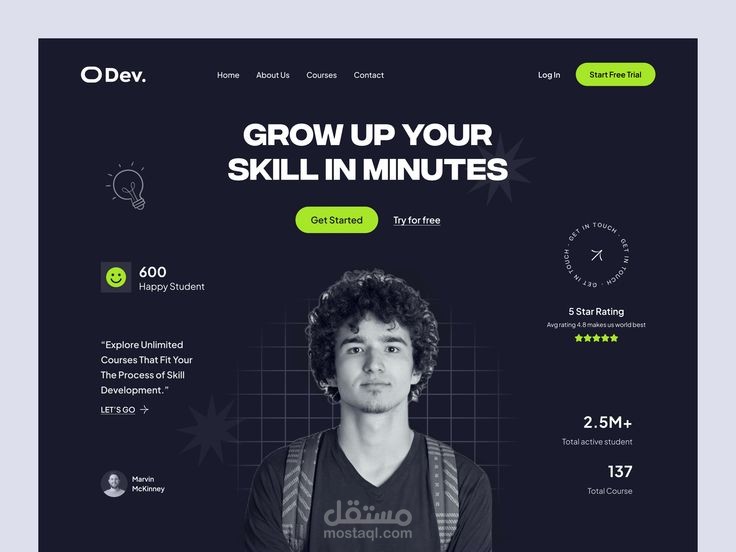 Education or eLearning Website