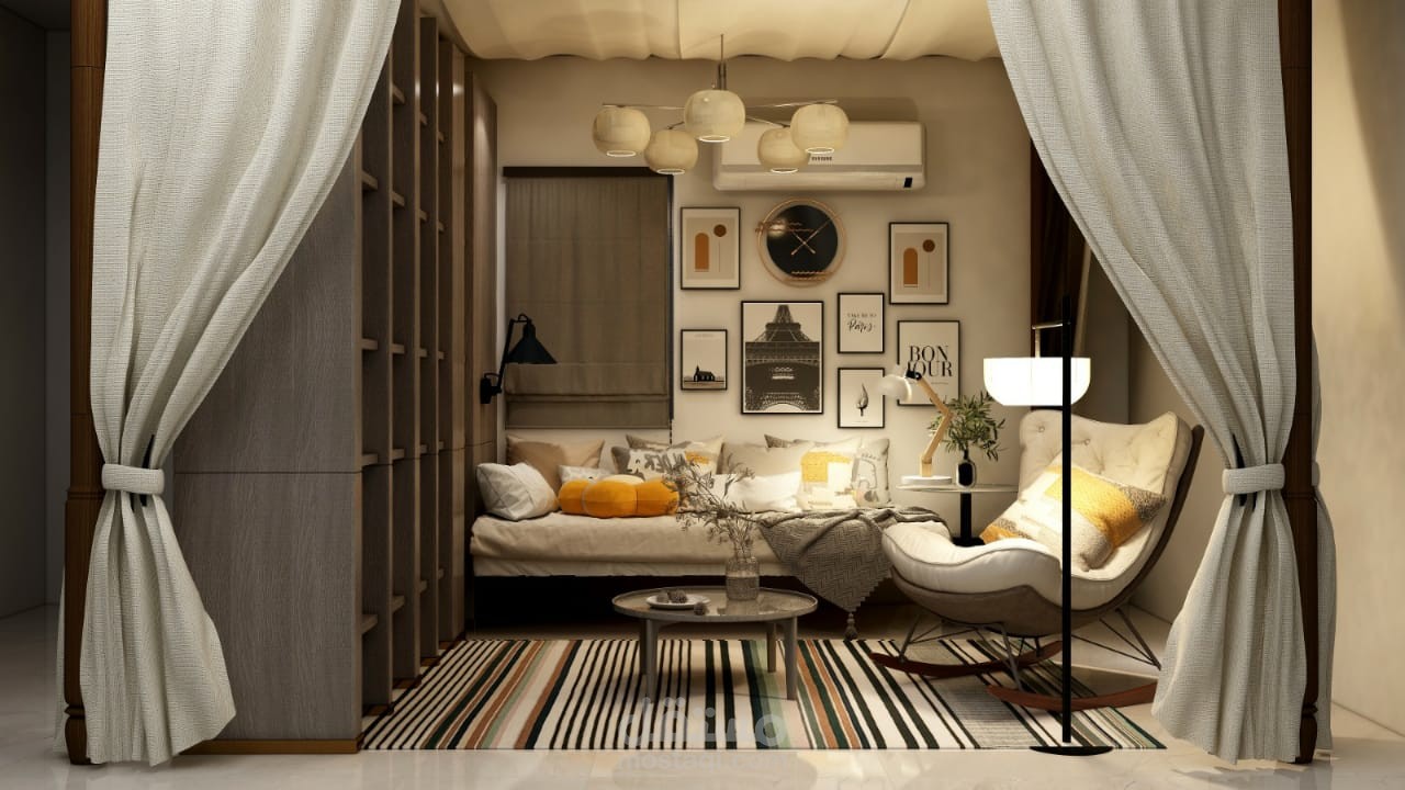 تصميم لغرفة للقراءة