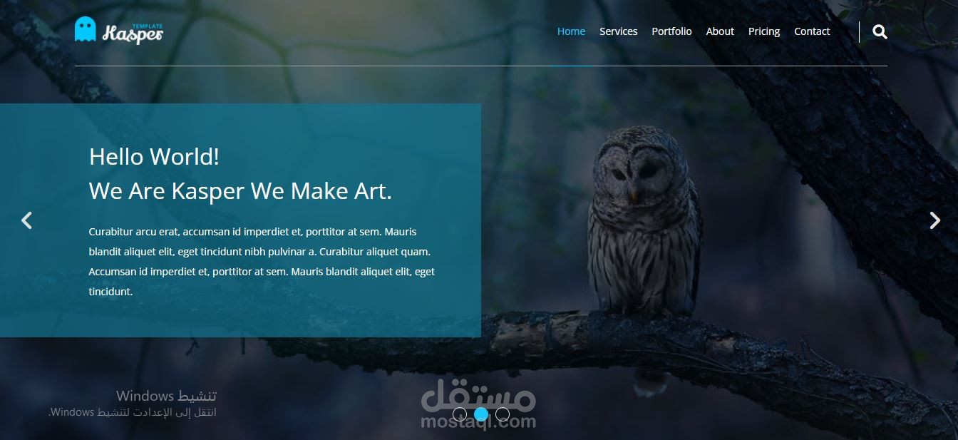 Kasper - Art Website